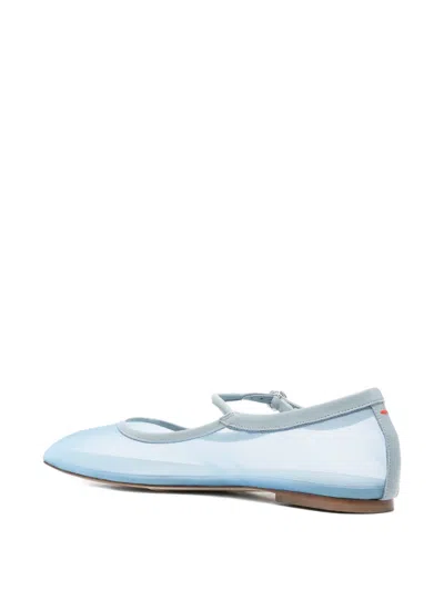 Aeyde Uma Mesh Mary Jane Flats In Multi