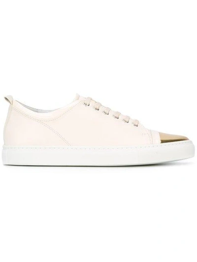Shop Lanvin Tennis Sneakers - White