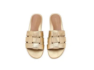Vionic Glendora Slide Sandal In Gold