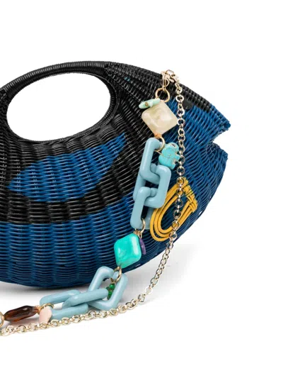 Serpui Daniel Beach Bag In Blue