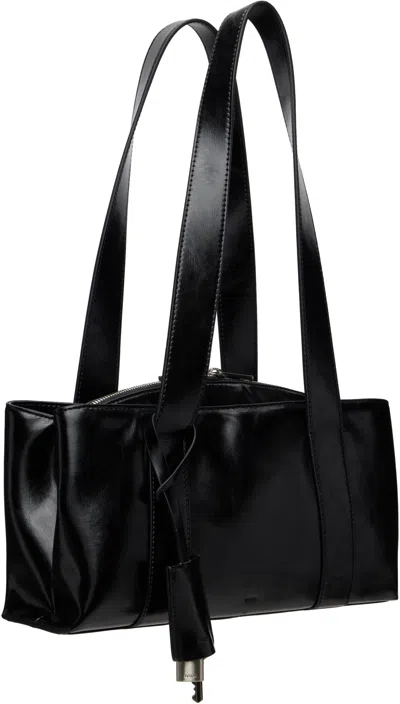 Osoi Mini Shell Duffle Shoulder Bag In Black