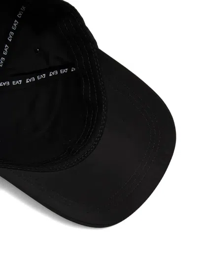 Ea7 Logo-patch Baseball Cap In Neutral