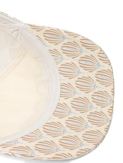 Joop Patterned Peak Cap In Pink