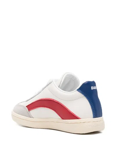 Dsquared2 Logo-print Sneakers In White