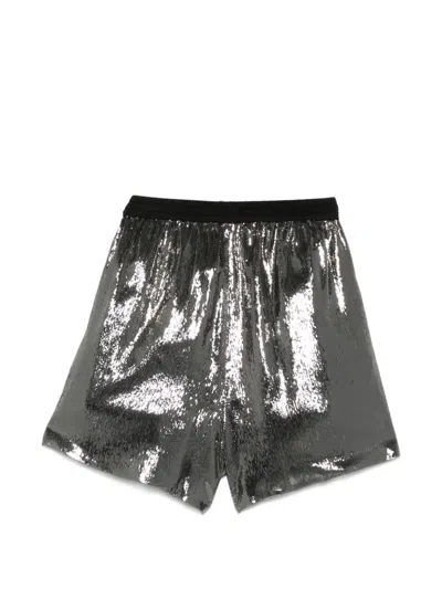 Sapio Elasticated Shorts In Silver