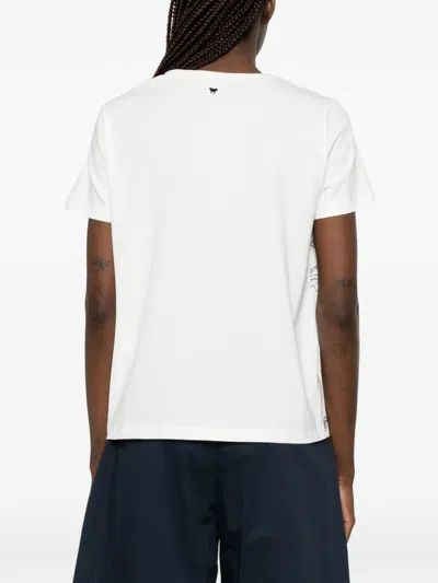 Weekend Max Mara Genio Patterned Top In White
