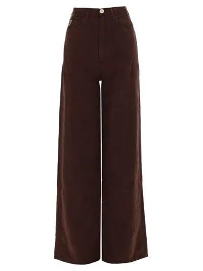 Iois Five-pocket Jeans In Brown