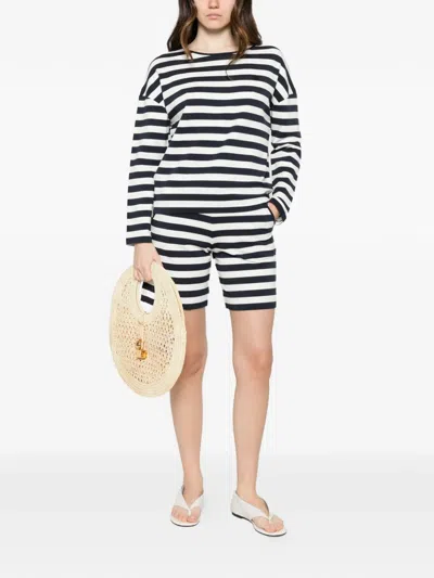 Margittes Striped-pattern Long-sleeve T-shirt In Multi