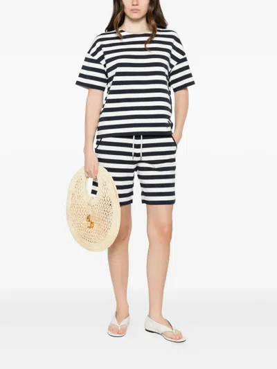 Margittes Striped-pattern T-shirt In Black
