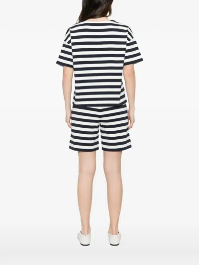 Margittes Striped-pattern T-shirt In Black
