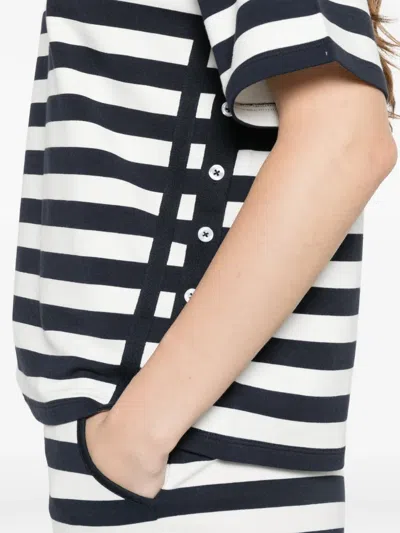 Margittes Striped-pattern T-shirt In Black