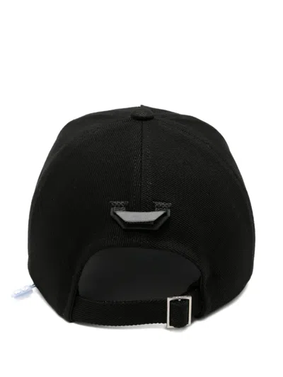Ader Error Embroidered-logo Baseball Cap In Black
