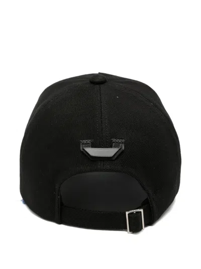 Ader Error Embroidered-logo Baseball Cap In Black