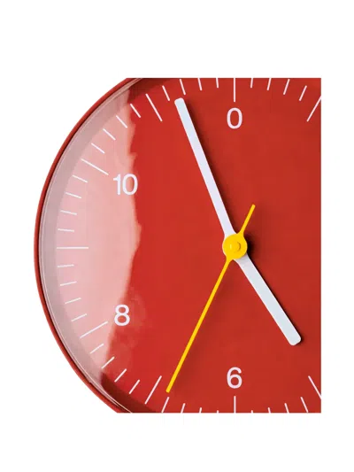Hay Round Wall Clock In Red