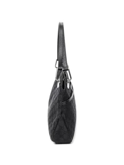 Pre-owned Gucci Medium Eclipse Shoulder Bag In Black