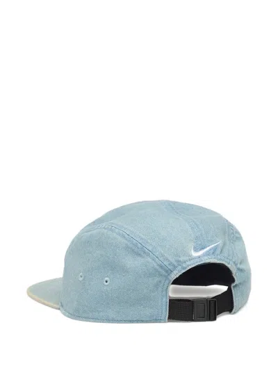 Nike Fly Unstructured Denim Cap In Blue