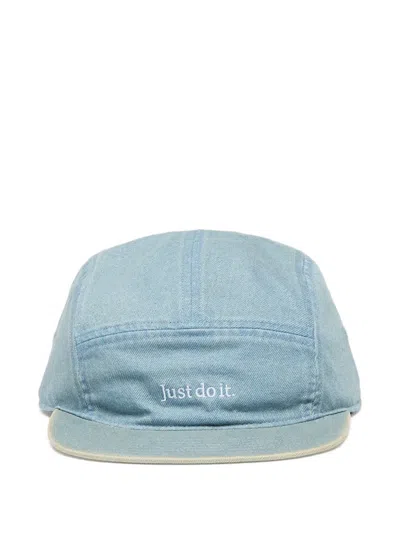 Nike Fly Unstructured Denim Cap In Blue