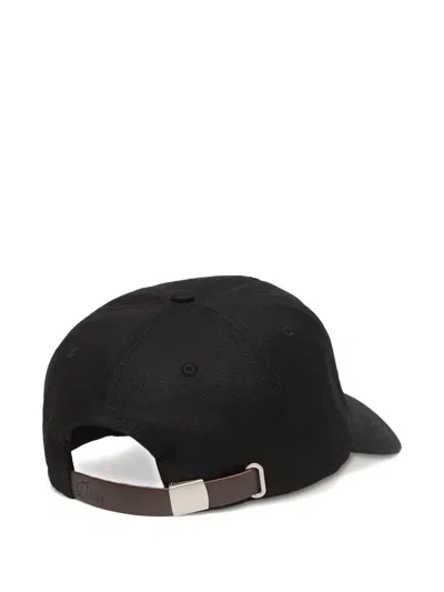 Dime Stud-embellished Waxed Cap In Black