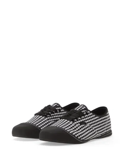 Vans Authentic Prima Gingham Sneakers In Black