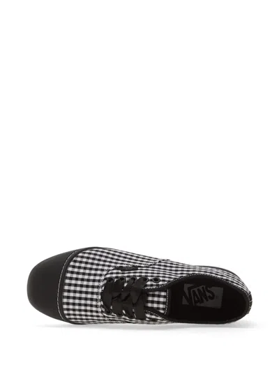 Vans Authentic Prima Gingham Sneakers In Black