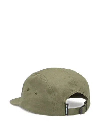 Mammut Five-panel Logo-patch Cap In Gray