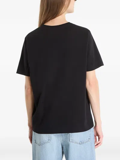Dime Logo-print T-shirt In Black