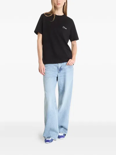 Dime Logo-print T-shirt In Black