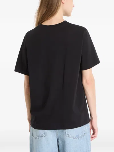 Dime Logo-print T-shirt In Black