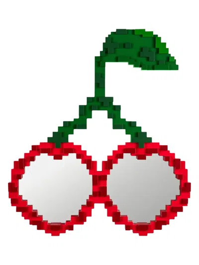 Seletti Pixel Mirror Cherry Mirror In Multi
