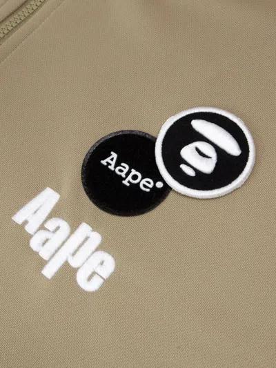 Aape By A Bathing Ape Moonface Patch Logo-tape Jacket In Multi