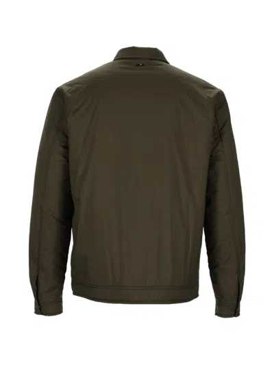 Herno Buttoned Pocket Jacket In Green