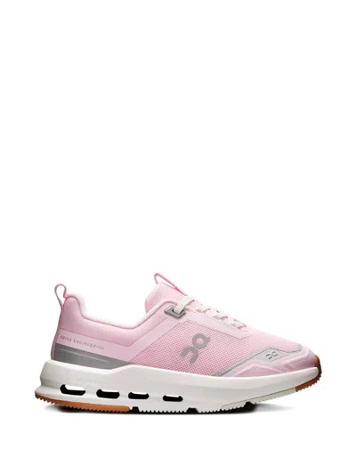 On Cloudnova Kids Sneaker In Pink
