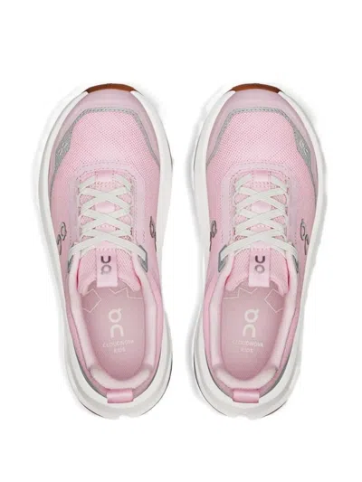On Cloudnova Kids Sneaker In Pink