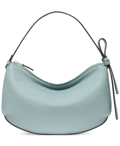 Kate Spade Loop Medium Pebbled Leather Shoulder Bag In Blue