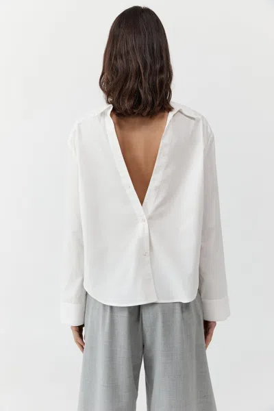 St Agni Reverse Shirt In White