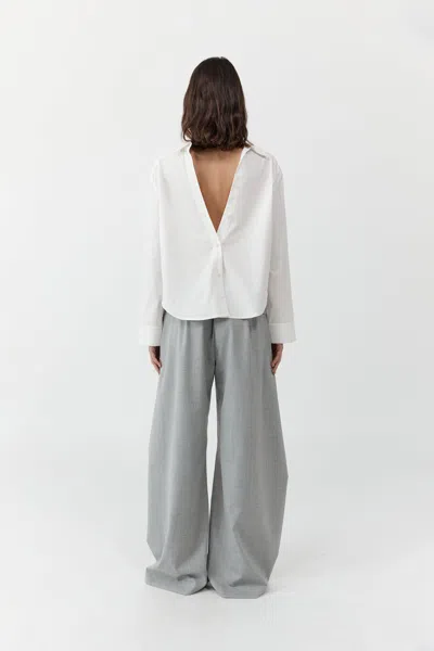 St Agni Reverse Shirt In White