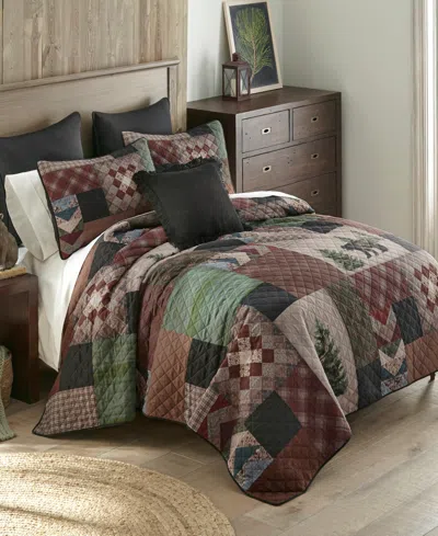 Donna Sharp Greenwood Patch 3-pc. Quilt Set, Queen In Multi