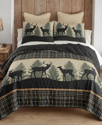 Donna Sharp Deer Walk Tranquil 2-pc. Quilt Set, Twin In Multi