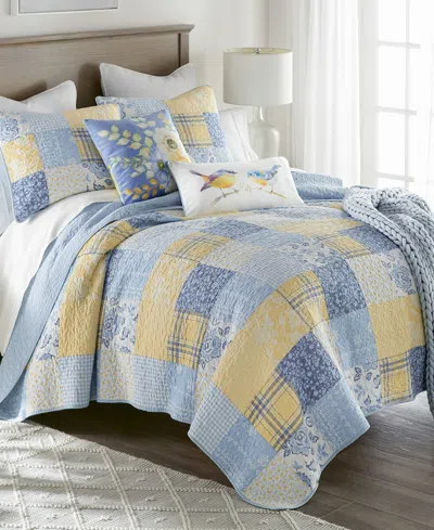 Donna Sharp Spring Flowers 3-pc. Quilt Set, King In Multi