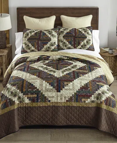 Donna Sharp Whitley Diamond 3-pc. Quilt Set, Queen In Multi