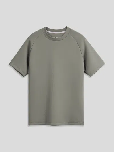 Fioboc Modal Blend Short-sleeve Raglan Tee In Black