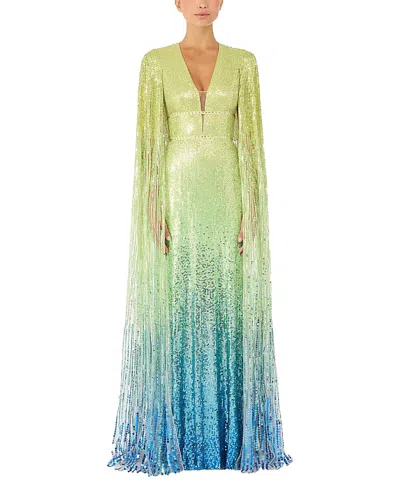 Jenny Packham Easy Breezy Sequin-embellished Maxi Dress In Multi