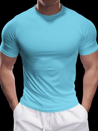 Fioboc Performancepro Active Crew Neck Tee In Blue