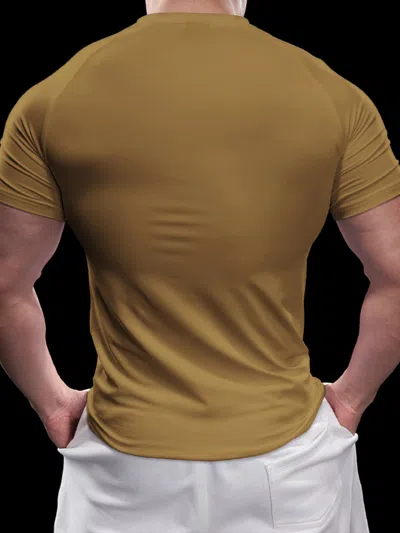 Fioboc Performancepro Active Crew Neck Tee In Brown