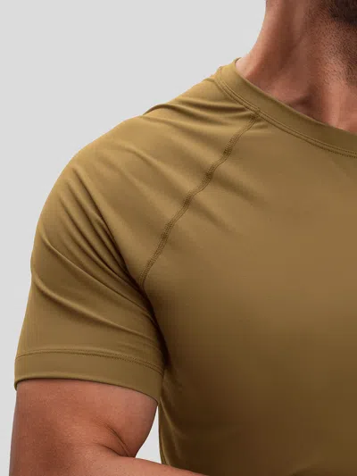 Fioboc Performancepro Active Crew Neck Tee In Brown