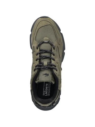 Lacoste Panelled Logo-patch Sneakers In Multi