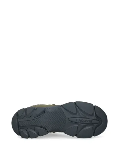 Lacoste Panelled Logo-patch Sneakers In Multi
