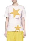 STELLA MCCARTNEY Padded star appliqué bonded jersey T-shirt