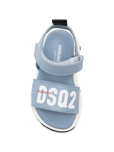 Dsquared2 Logo-print Sandals In Multi