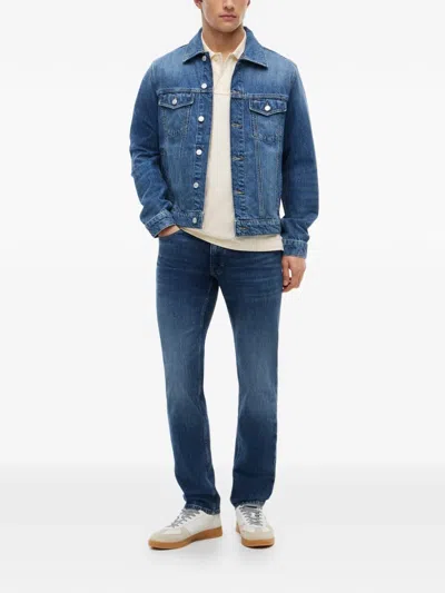 Tommy Jeans Ryan Logo-patch Denim Jacket In Multi